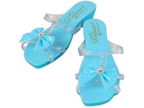 Slipper Beauty Set Handbag Blue Cufflinks