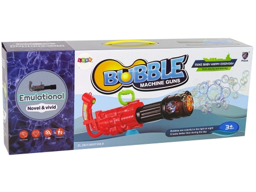 Soap Bubble Gun Red