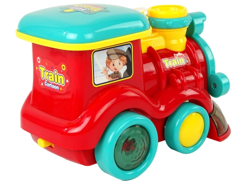 Soap Bubble Locomotive Rides Light Sounds
