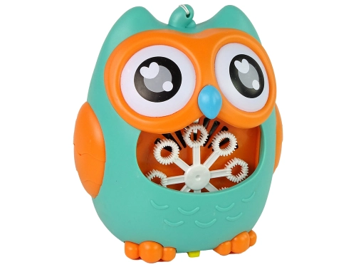 Soap Bubble Machine Owl Sound Mint
