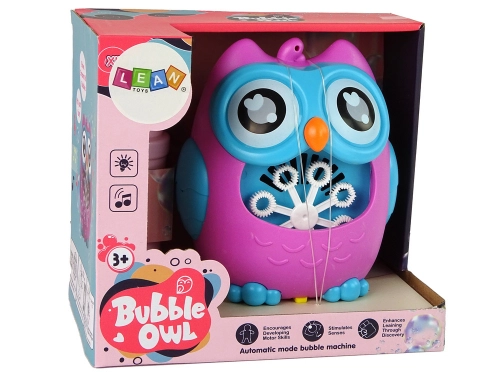 Soap Bubble Machine Owl Sound Pink