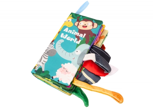 Soft Educational Book Rustling with Wild Animals