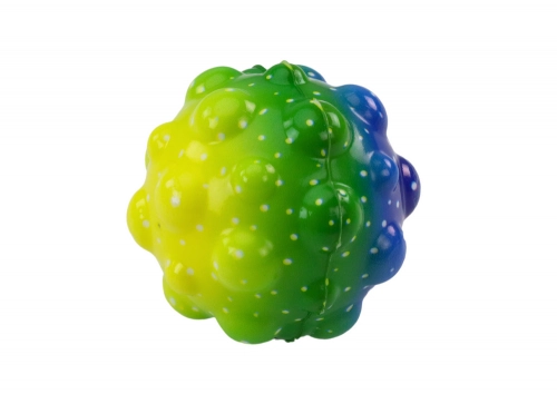 Spīdoša bumbiņa ar izvirzījumiem Colorful 6,5 cm