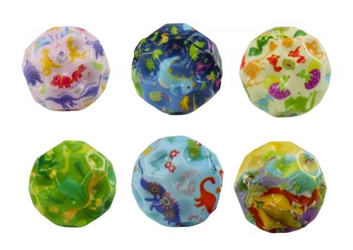 Spīdoša bumbiņa Dinosaurs 7 cm