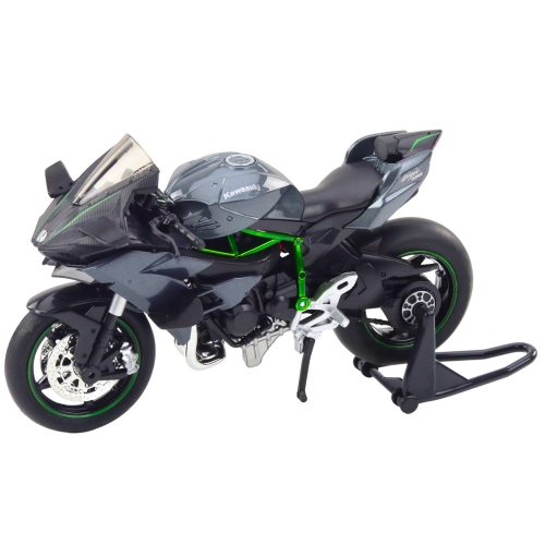 Sports Motorcycle Metal Lights Sounds Gray 1:12
