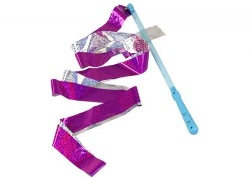 Sports Set Shiny Pink Ribbon 2.4M Blue Handle