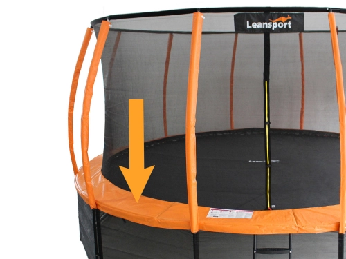 Atsperu aizsargs batutam LEAN SPORT BEST 244 cm (8ft)
