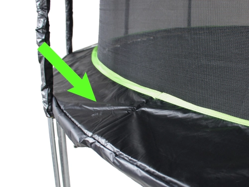 Пружинный защитный чехол для батута LEAN SPORT PRO 244 см (8ft)