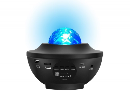 Star Projector LED Lamp Bluetooth Speaker Remote