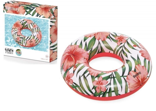 Swimming Ring With Pink Palms 119 m Bestway 36237