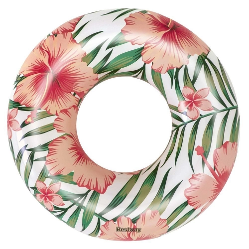 Swimming Ring With Pink Palms 119 m Bestway 36237