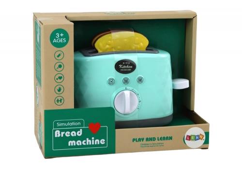 Toaster Toaster For Children Green Timer Bread