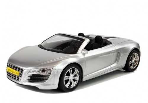 Toy car Cabriolet Silver 1:18