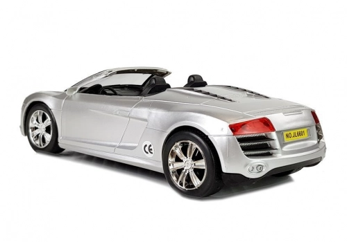 Toy car Cabriolet Silver 1:18