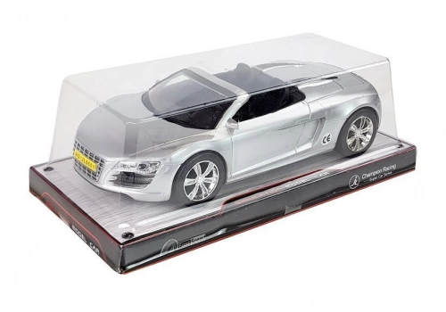 Toy car Cabriolet Silver 1:18
