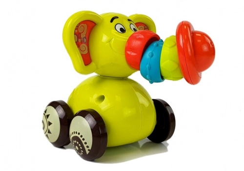 Toy Car Elephant for Babies Flexible Trumpet