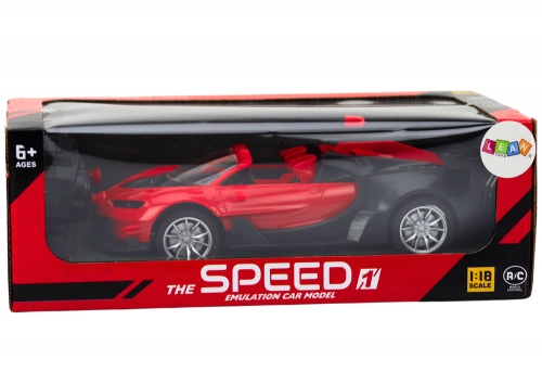 Toy Car Remote Controlled Sports Car RC 1:18 Red