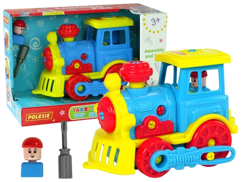 Train Turning Block DIY 48 Pieces 84842