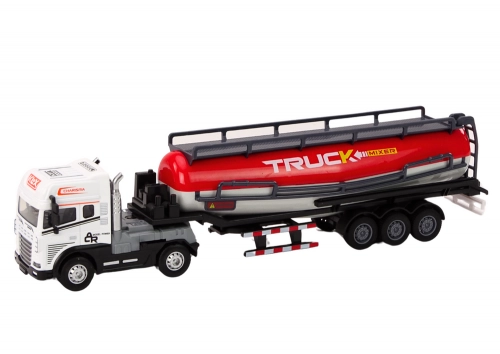 Truck With Trailer TIR 1:24 Car Truck Accessories Sounds Tanker