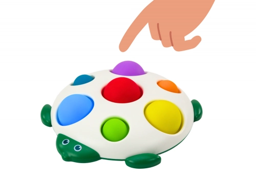 Turtle Sensory Toy Educational Board Pop-It Tabs