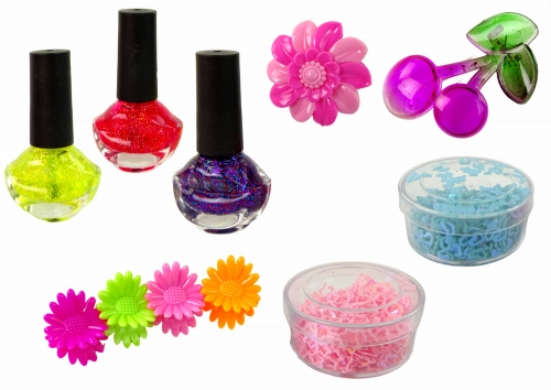 Unicorn nail art makeup set