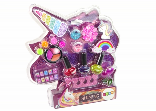 Unicorn nail art makeup set