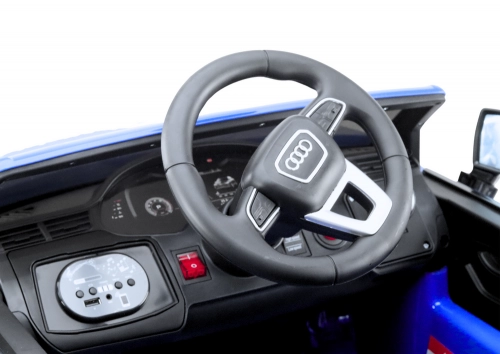 Одноместный электромобиль Audi Q7 Blue