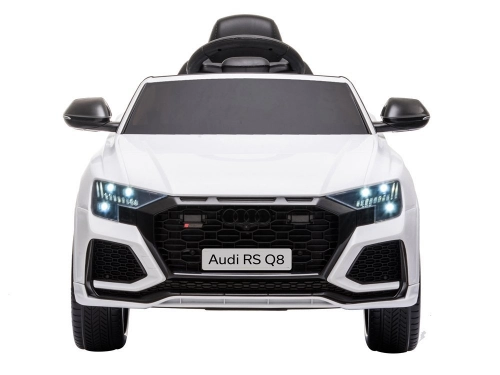 Vienvietīgs elektromobilis Audi RS Q8 White