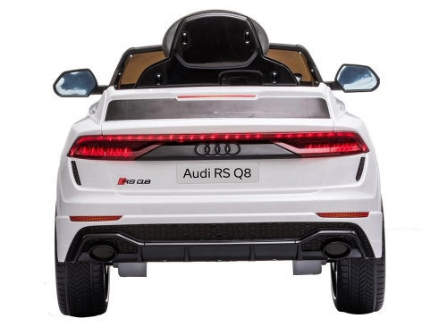 Vienvietīgs elektromobilis Audi RS Q8 White