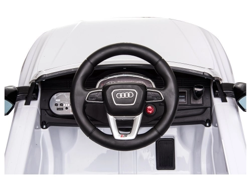 Vienvietīgs elektromobilis Audi RS Q8 White
