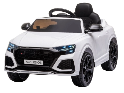 Vienvietīgs elektromobilis Audi RS Q8 White