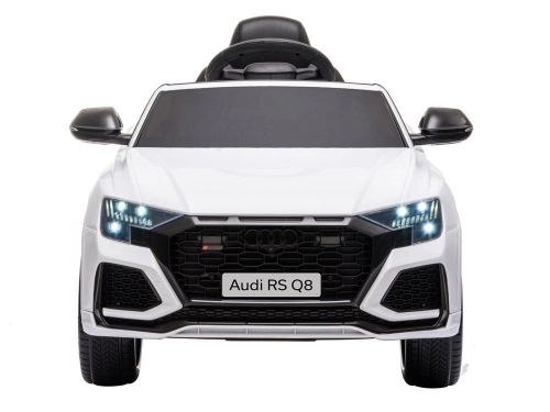 Vienvietīgs elektromobilis Audi RS Q8 White
