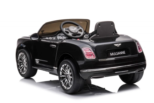 Одноместный электромобиль Bentley Mulsanne Black Painted
