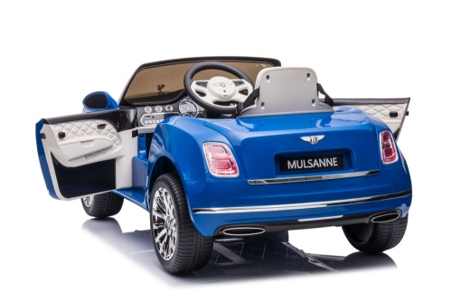 Одноместный электромобиль Bentley Mulsanne Blue Painted