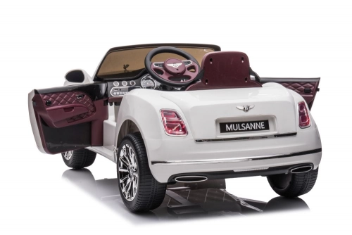 Одноместный электромобиль Bentley Mulsanne White