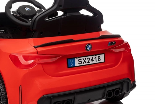 Vienvietīgs elektromobilis BMW M4 Red
