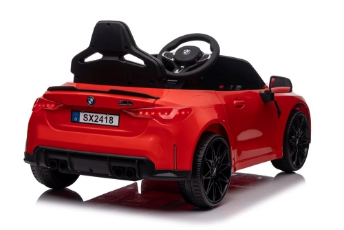 Vienvietīgs elektromobilis BMW M4 Red