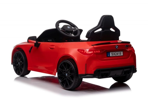 Vienvietīgs elektromobilis BMW M4 Red