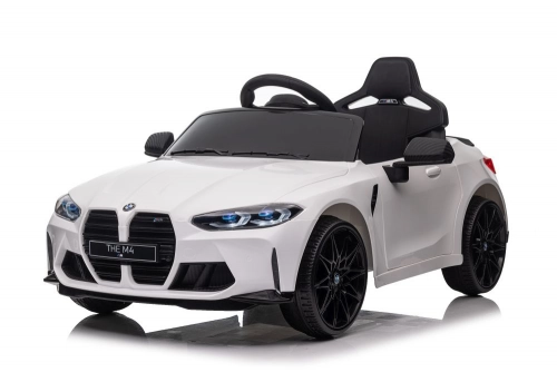 Vienvietīgs elektromobilis BMW M4 White