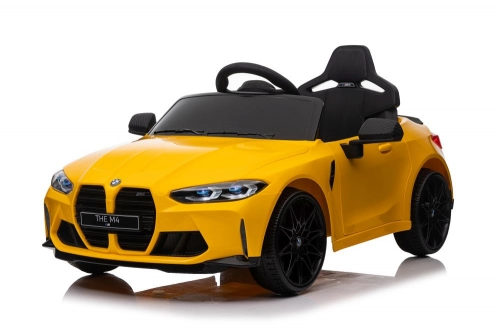 Vienvietīgs elektromobilis BMW M4 Yellow