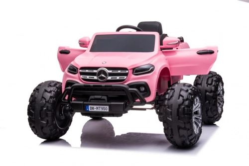 Vienvietīgs elektromobilis Mercedes DK-MT950 4x4 Light Pink
