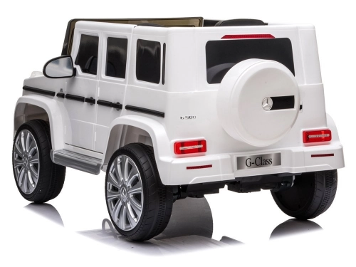 Vienvietīgs elektromobilis Mercedes G500 White