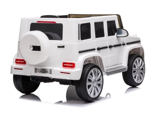Vienvietīgs elektromobilis Mercedes G500 White