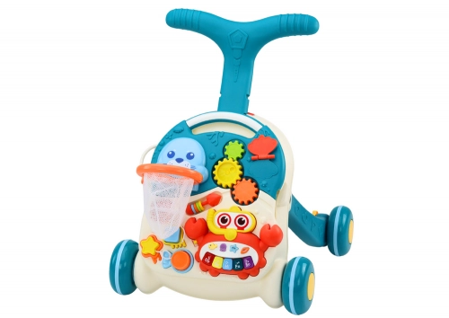 Walker Educational Pushchair Table 2in1 Interactive Panel Blue
