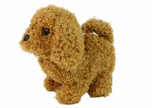 Walking Dog Interactive Toy Barking Brown Puppy