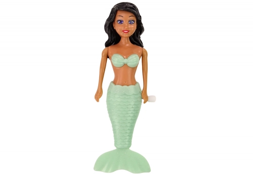 Wind-up Floating Water Mermaid Turquoise Pink Bath Doll MIX