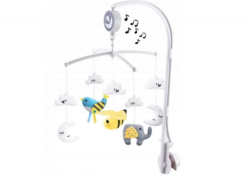 Wind-up Mobile Music Box for a Baby Bed