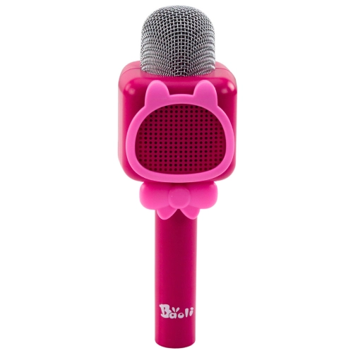 Wireless Bluetooth Microphone For Karaoke Recording Voice Changer Pink