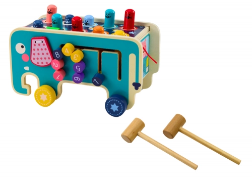 Wooden Arcade Game for Children Whaca-mole Cymbals
