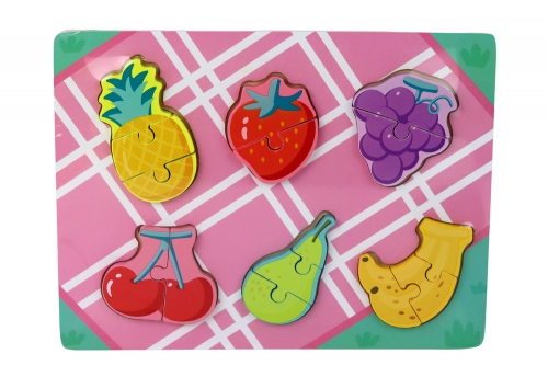 Wooden Colorful Jigsaw Puzzle For Children Mix Patterns